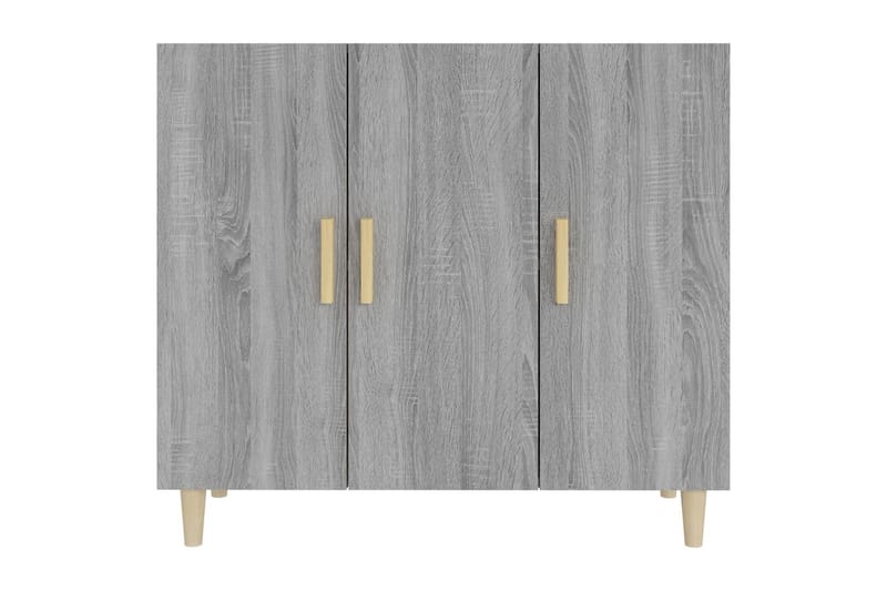 beBasic skænk 90x34x80 cm konstrueret træ grå sonoma-eg - GrÃ¥ - Opbevaring - Opbevaringsmøbler - Skænke & sideboards