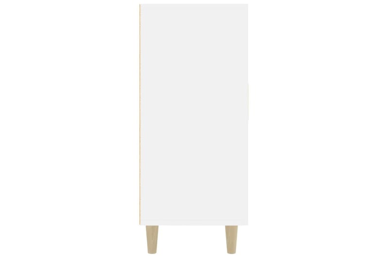 beBasic skænk 90x34x80 cm konstrueret træ hvid højglans - Hvid - Opbevaring - Opbevaringsmøbler - Skænke & sideboards