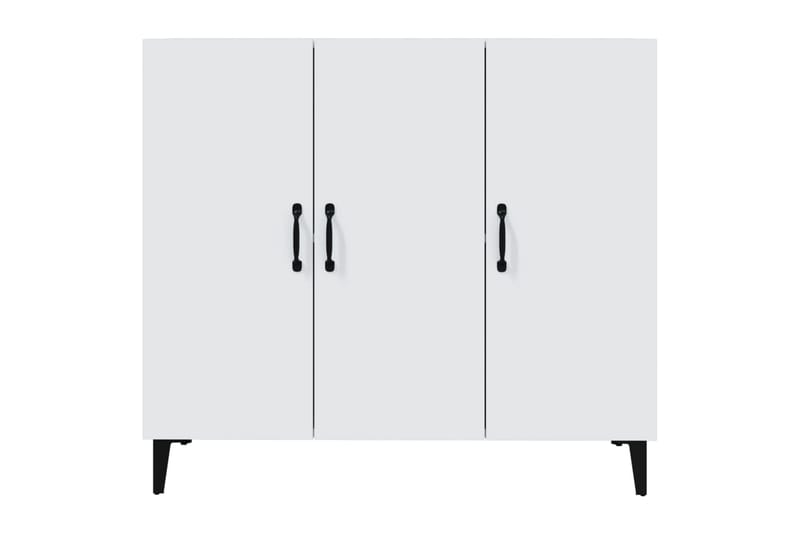 beBasic skænk 90x34x80 cm konstrueret træ hvid - Hvid - Opbevaring - Opbevaringsmøbler - Skænke & sideboards