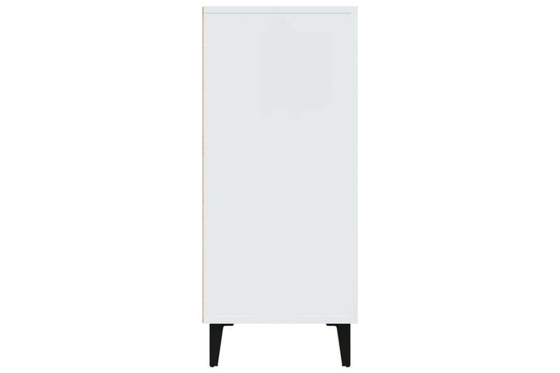 beBasic skænk 90x34x80 cm konstrueret træ hvid - Hvid - Opbevaring - Opbevaringsmøbler - Skænke & sideboards