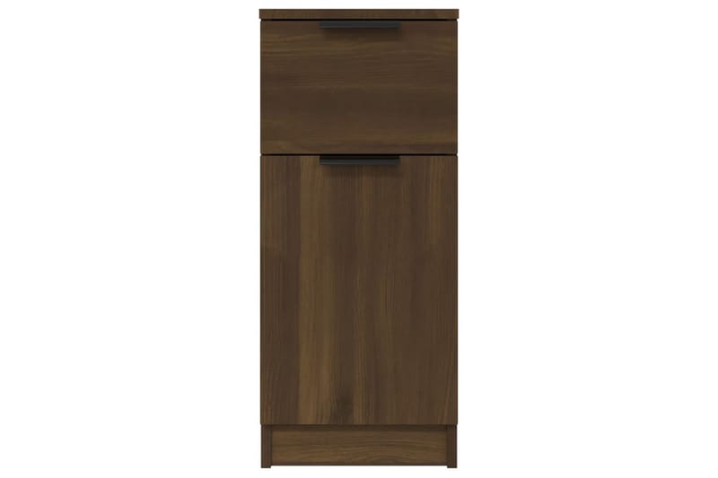 beBasic skænke 2 stk. 30x30x70 cm konstrueret træ brun egetræsfarve - Brun - Opbevaring - Opbevaringsmøbler - Skænke & sideboards