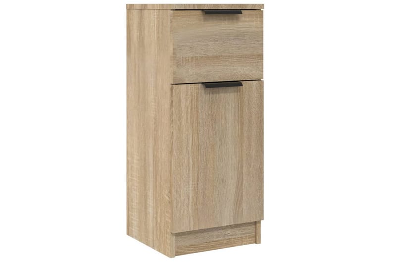 beBasic skænke 2 stk. 30x30x70 cm konstrueret træ sonoma-eg - Brun - Opbevaring - Opbevaringsmøbler - Skænke & sideboards