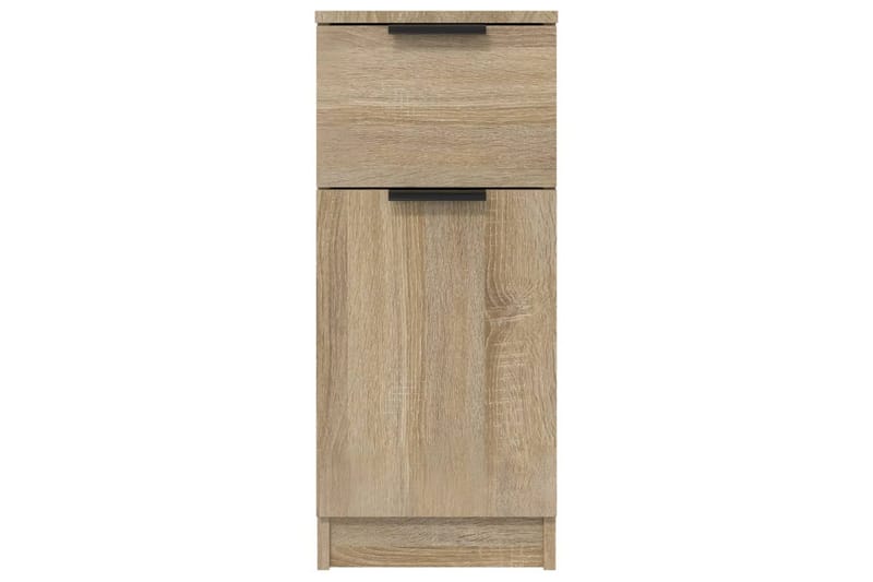 beBasic skænke 2 stk. 30x30x70 cm konstrueret træ sonoma-eg - Brun - Opbevaring - Opbevaringsmøbler - Skænke & sideboards