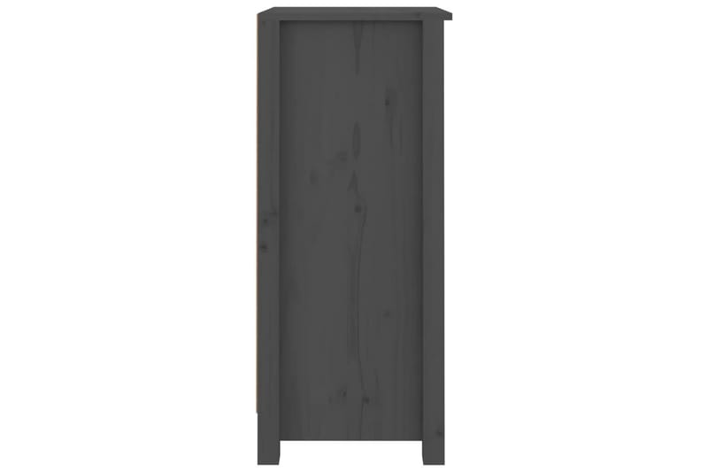 beBasic skænke 2 stk. 40x35x80 cm massivt fyrretræ grå - GrÃ¥ - Opbevaring - Opbevaringsmøbler - Skænke & sideboards