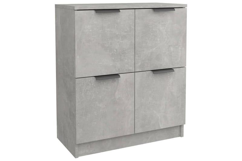 beBasic skænke 2 stk. 60x30x70 cm konstrueret træ betongrå - GrÃ¥ - Opbevaring - Opbevaringsmøbler - Skænke & sideboards