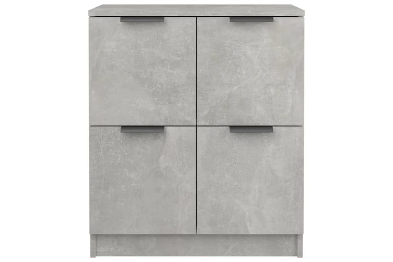 beBasic skænke 2 stk. 60x30x70 cm konstrueret træ betongrå - GrÃ¥ - Opbevaring - Opbevaringsmøbler - Skænke & sideboards