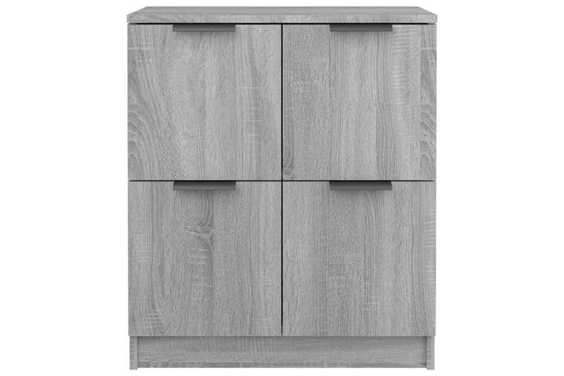 beBasic skænke 2 stk. 60x30x70 cm konstrueret træ grå sonoma-eg - GrÃ¥ - Opbevaring - Opbevaringsmøbler - Skænke & sideboards