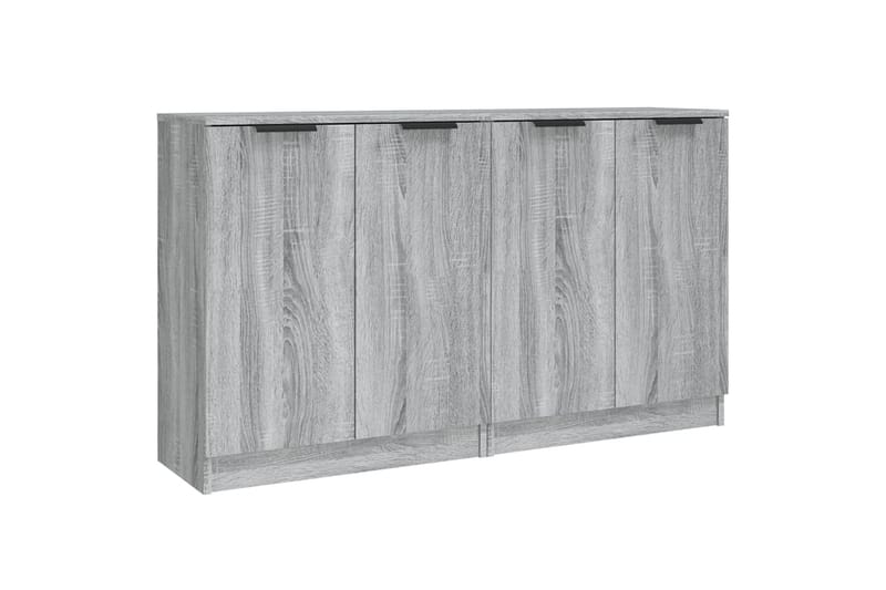 beBasic skænke 2 stk. 60x30x70 cm konstrueret træ grå sonoma-eg - GrÃ¥ - Opbevaring - Opbevaringsmøbler - Skænke & sideboards