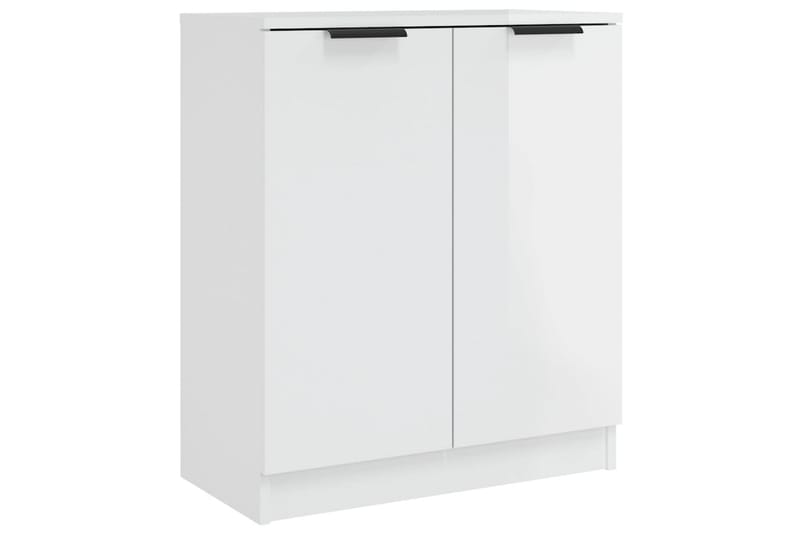 beBasic skænke 2 stk. 60x30x70 cm konstrueret træ hvid højglans - Hvid - Opbevaring - Opbevaringsmøbler - Skænke & sideboards