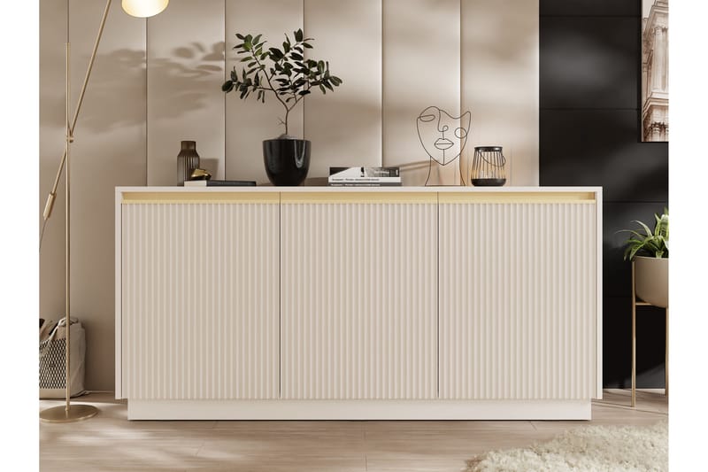 Bolstan Kommode 154 cm - Beige - Opbevaring - Opbevaringsmøbler - Kommode