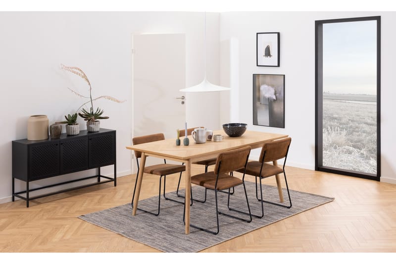 Crabtree Skænk 125 cm - Sort - Opbevaring - Opbevaringsmøbler - Skænke & sideboards