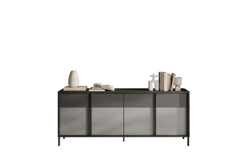 Everest Skænk 206x40 cm - Grå/Mørkegrå - Opbevaring - Opbevaringsmøbler - Skænke & sideboards