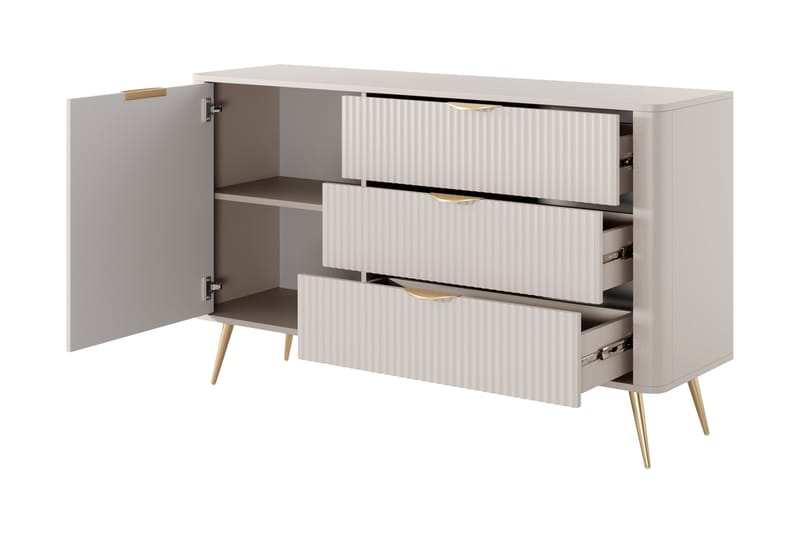 Forba Kommode 138 cm - Beige - Opbevaring - Opbevaringsmøbler - Kommode