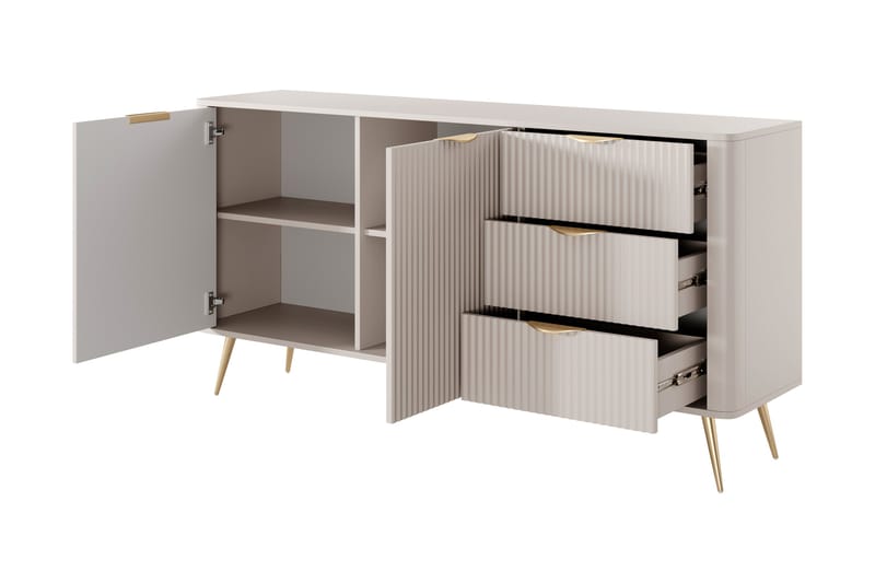 Forba Kommode 164 cm - Beige - Opbevaring - Opbevaringsmøbler - Kommode