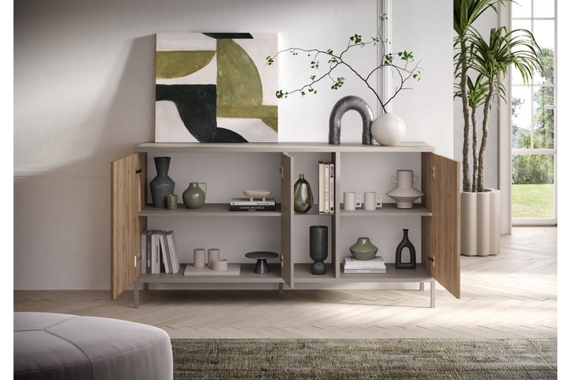 Gent Skænk 160x43 cm - Brun - Opbevaring - Opbevaringsmøbler - Skænke & sideboards