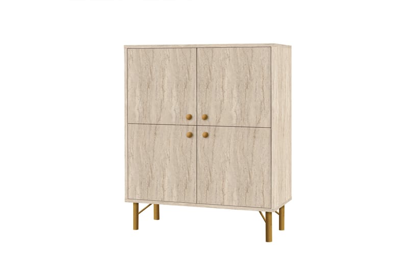 Anaya Kommode 95 cm - Beige - Opbevaring - Opbevaringsmøbler - Kommode - Entrékommode