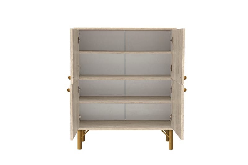 Anaya Kommode 95 cm - Beige - Opbevaring - Opbevaringsmøbler - Kommode - Entrékommode