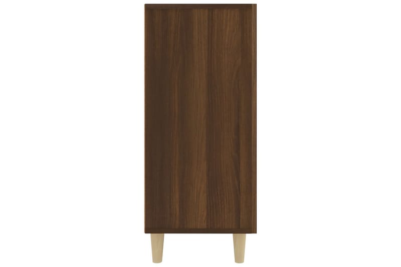 beBasic skænk 90x34x80 cm konstrueret træ brun egetræsfarve - Brun - Opbevaring - Opbevaringsmøbler - Kommode - Entrékommode