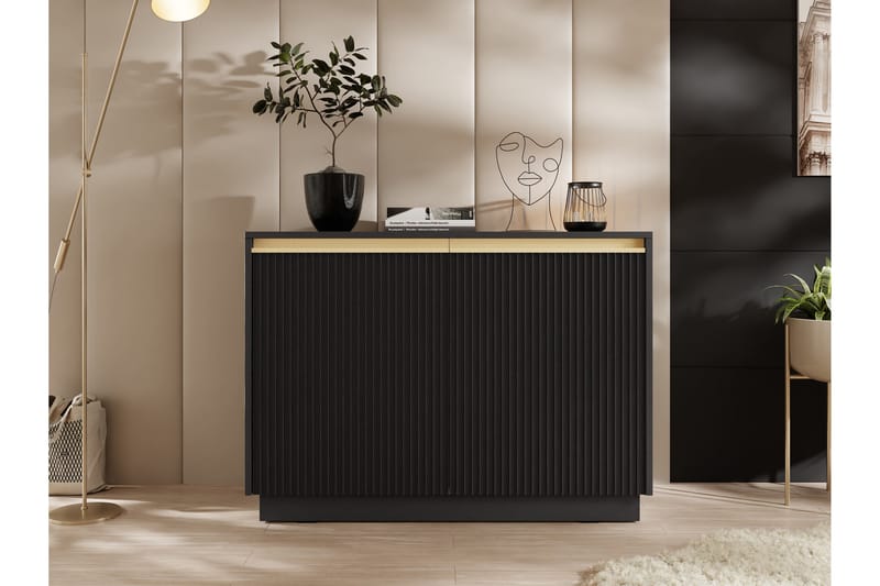 Bolstan Kommode 104 cm - Sort - Opbevaring - Opbevaringsmøbler - Kommode