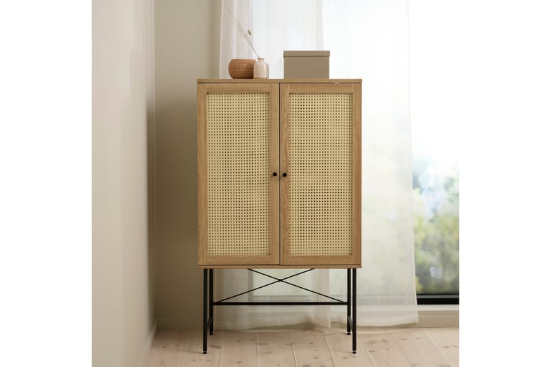 Cyndy Kommode 80 cm - Beige - Opbevaring - Opbevaringsmøbler - Kommode - Entrékommode