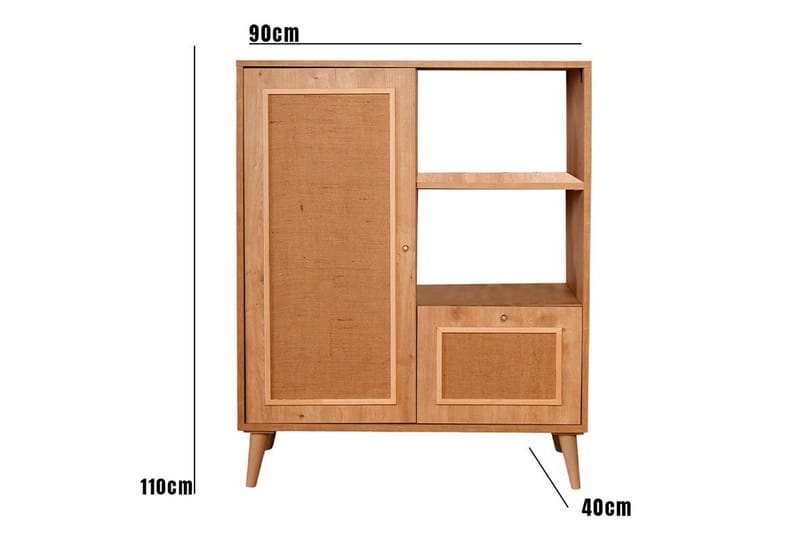 Elili Kommode 40 cm - Eg - Opbevaring - Opbevaringsmøbler - Kommode - Entrékommode