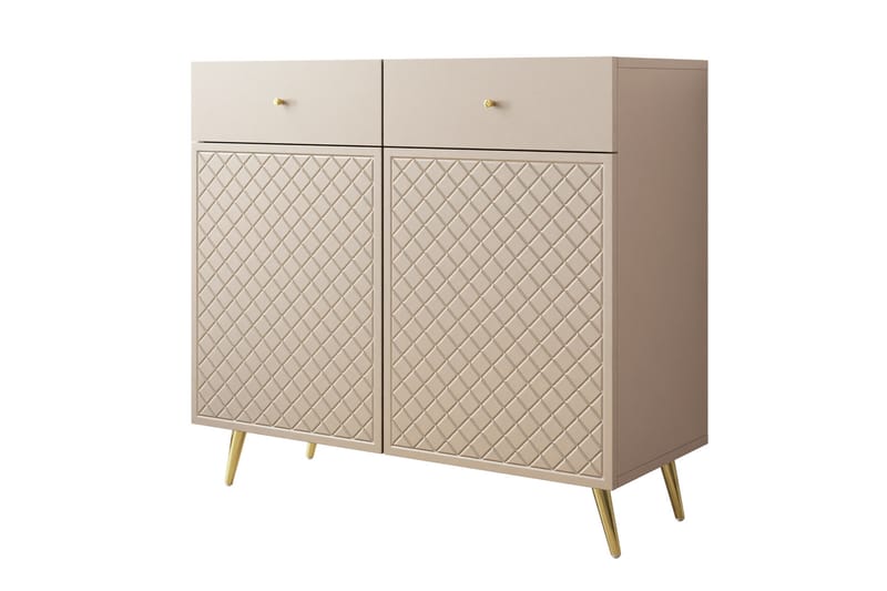 Hester Kommode 100 cm - Sand beige - Opbevaring - Opbevaringsmøbler - Kommode - Entrékommode