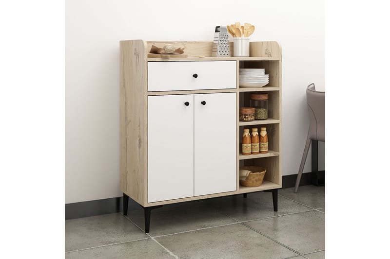 Hollyn Kommode 90 cm - Hvid - Opbevaring - Opbevaringsmøbler - Kommode - Entrékommode