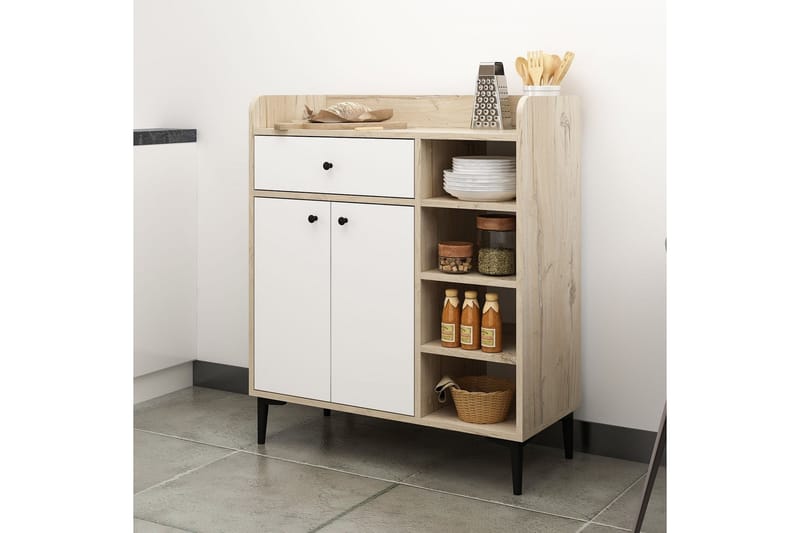 Hollyn Kommode 90 cm - Hvid - Opbevaring - Opbevaringsmøbler - Kommode - Entrékommode