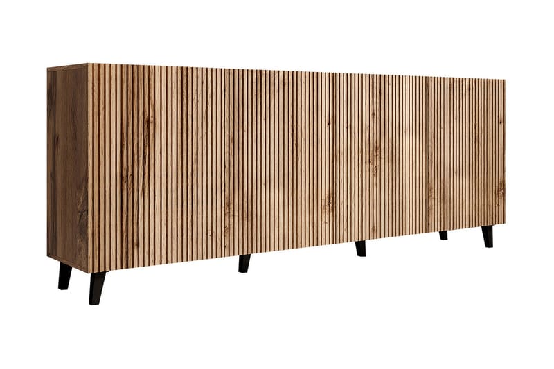 Juniskär Kaappi säilytystilalla puu 40x82x200 cm - Sort|Eg - Opbevaring - Opbevaringsmøbler - Kommode