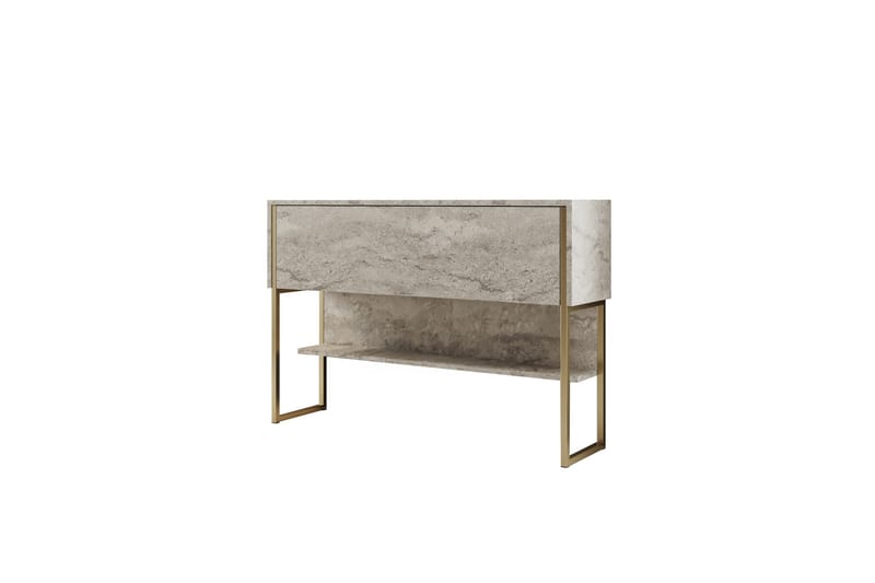 Luxe Kommode 120 cm - Beige/Guld - Opbevaring - Opbevaringsmøbler - Kommode