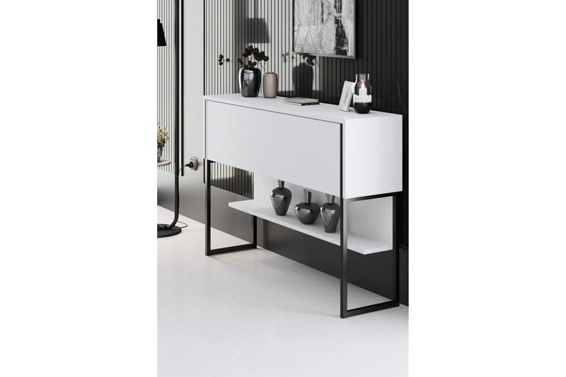 Luxe Kommode 120 cm - Sort/Hvid - Opbevaring - Opbevaringsmøbler - Kommode