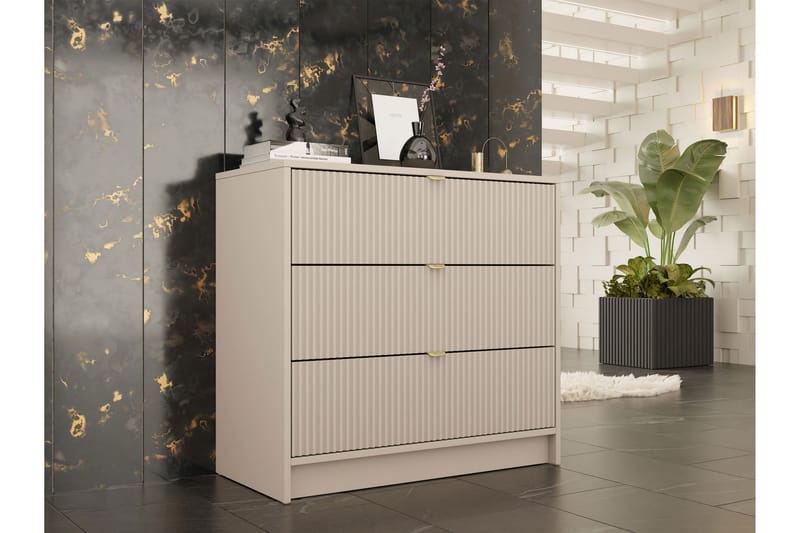 Novaj Highboard - Beige - Opbevaring - Opbevaringsmøbler - Kommode - Entrékommode