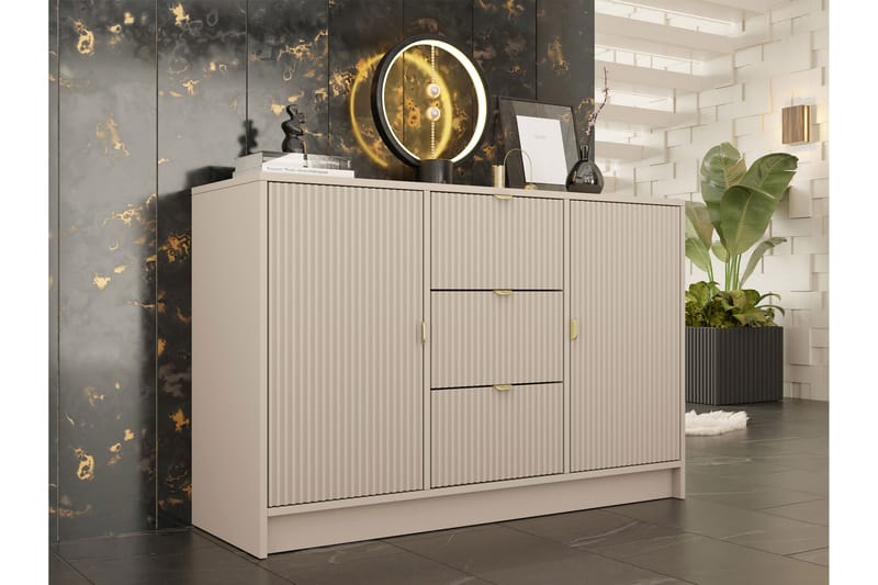 Novaj Highboard - Beige - Opbevaring - Opbevaringsmøbler - Kommode