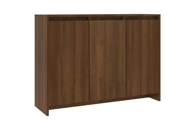 skænk 102x33x75 cm spånplade brun egetræsfarve - Brun - Opbevaring - Opbevaringsmøbler - Skænke & sideboards