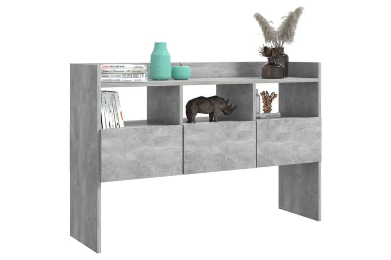 skænk 105x30x70 cm spånplade betongrå - Grå - Opbevaring - Opbevaringsmøbler - Skænke & sideboards