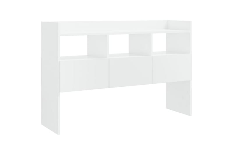 skænk 105x30x70 cm spånplade hvid højglans - Hvid - Opbevaring - Opbevaringsmøbler - Skænke & sideboards