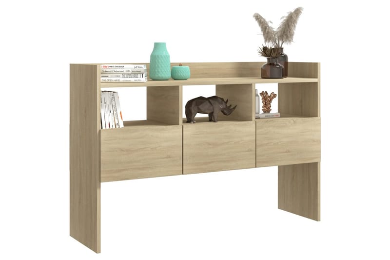 skænk 105x30x70 cm spånplade sonoma-eg - Brun - Opbevaring - Opbevaringsmøbler - Skænke & sideboards