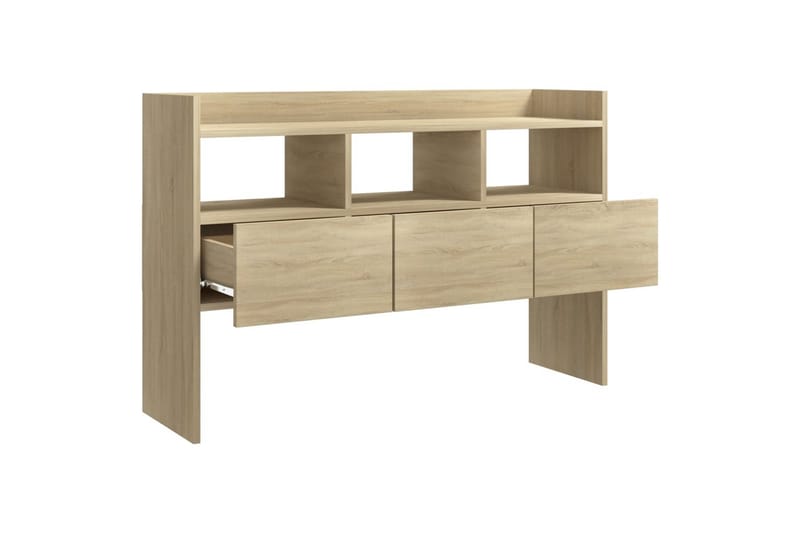 skænk 105x30x70 cm spånplade sonoma-eg - Brun - Opbevaring - Opbevaringsmøbler - Skænke & sideboards