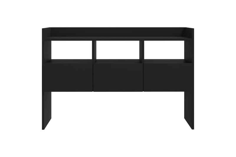 skænk 105x30x70 cm spånplade - Sort - Opbevaring - Opbevaringsmøbler - Skænke & sideboards