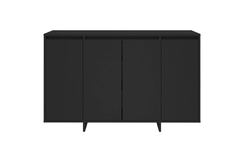 skænk 120x41x75 cm spånplade sort - Sort - Opbevaring - Opbevaringsmøbler - Skænke & sideboards