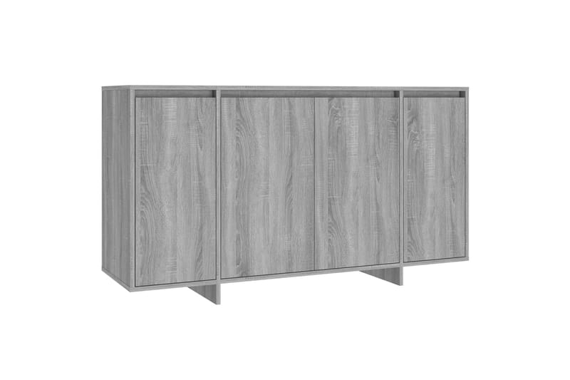 skænk 135x41x75 cm spånplade grå sonoma-eg - Grå - Opbevaring - Opbevaringsmøbler - Skænke & sideboards