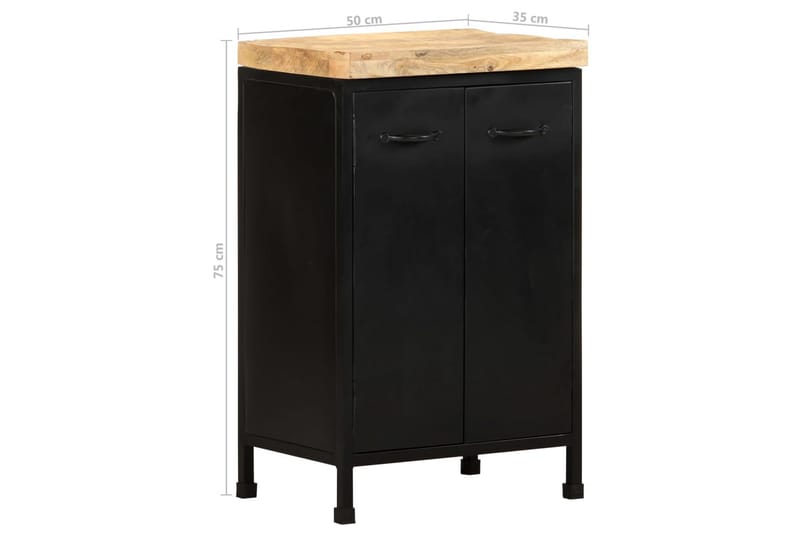 skænk 47x35x76 cm ru mangotræ - Opbevaring - Opbevaringsmøbler - Skænke & sideboards