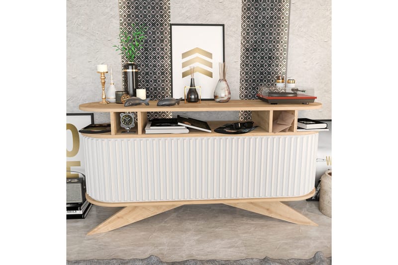 Andifli Sideboard 43x75x150 cm - Eg - Opbevaring - Opbevaringsmøbler - Skænke & sideboards