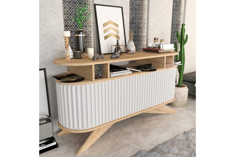 Andifli Sideboard 43x75x150 cm - Eg - Opbevaring - Opbevaringsmøbler - Skænke & sideboards