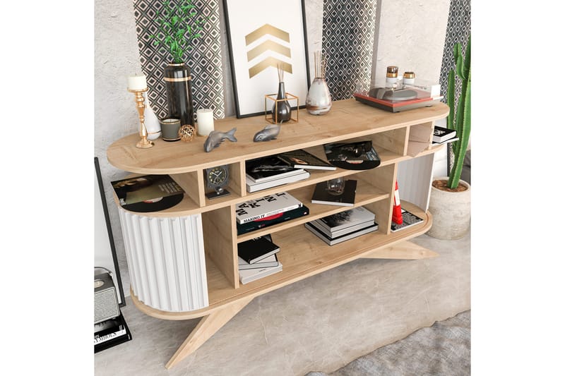 Andifli Sideboard 43x75x150 cm - Eg - Opbevaring - Opbevaringsmøbler - Skænke & sideboards