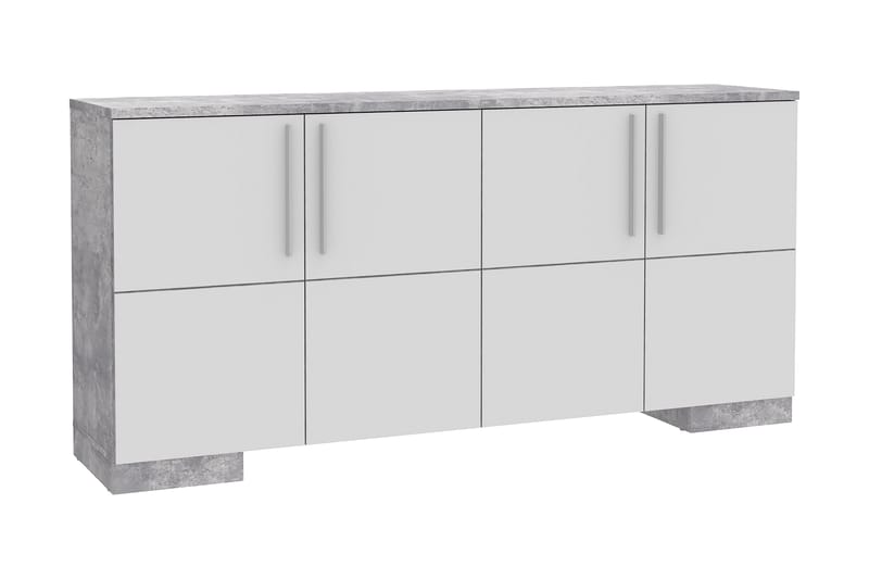 Atwoods skænk 87x180 cm - Betongrå / hvid - Opbevaring - Opbevaringsmøbler - Skænke & sideboards