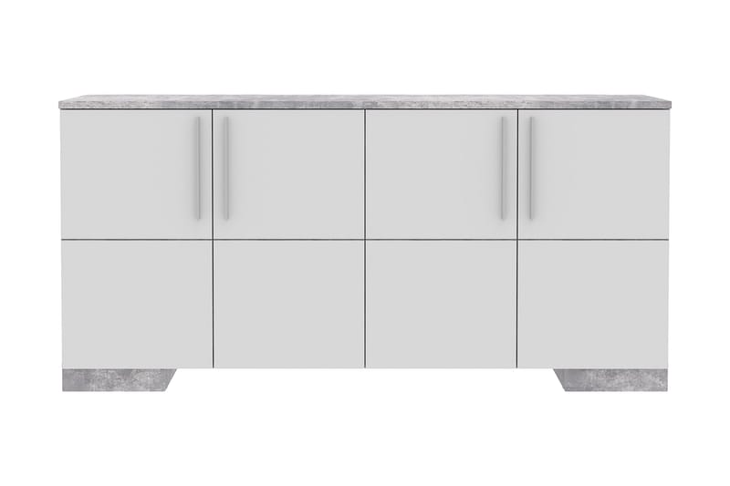 Atwoods skænk 87x180 cm - Betongrå / hvid - Opbevaring - Opbevaringsmøbler - Skænke & sideboards