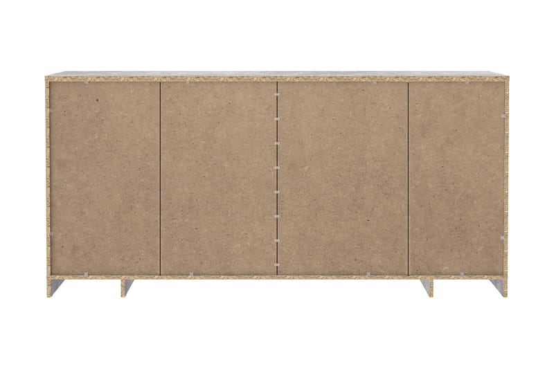 Atwoods skænk 87x180 cm - Betongrå / hvid - Opbevaring - Opbevaringsmøbler - Skænke & sideboards