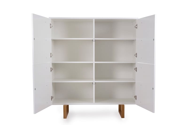 Birka Skænk 118x43 cm - Eg/Hvid - Opbevaring - Opbevaringsmøbler - Skænke & sideboards