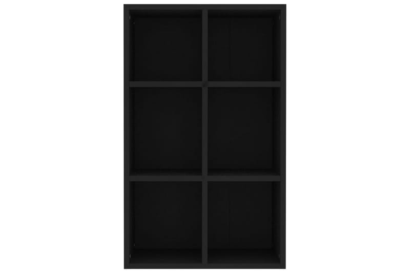 Bogskab/skænk 50 x 25 x 80 cm spånplade sort - Sort - Opbevaring - Opbevaringsmøbler - Skænke & sideboards